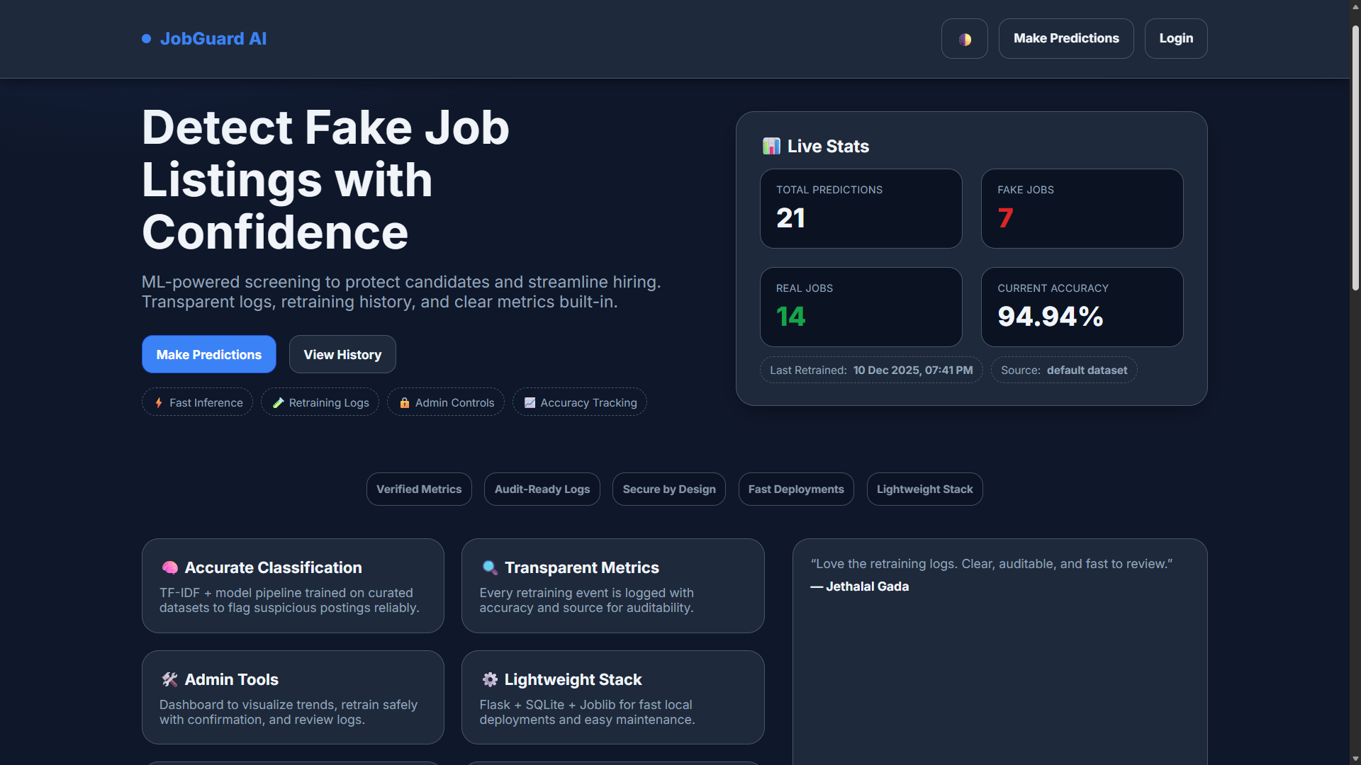 JobGuard AI